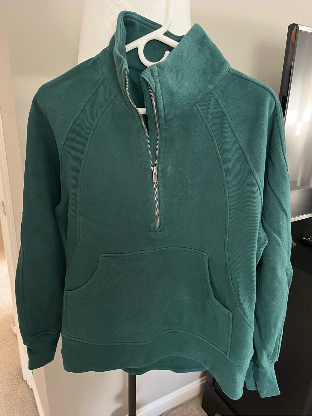 lululemon athletica Women's Deep Teal Quarter-Zip Pullover